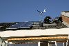 Solargenerator (Photovoltaik) Anlage fertig und funktioniert Foto: Christel Sörensen
